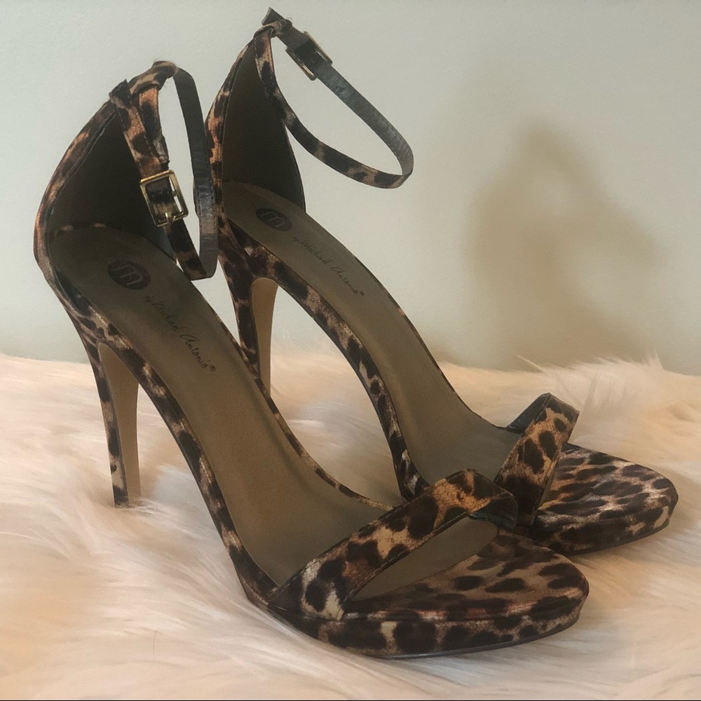Leopard Print Michael Antonio Heels